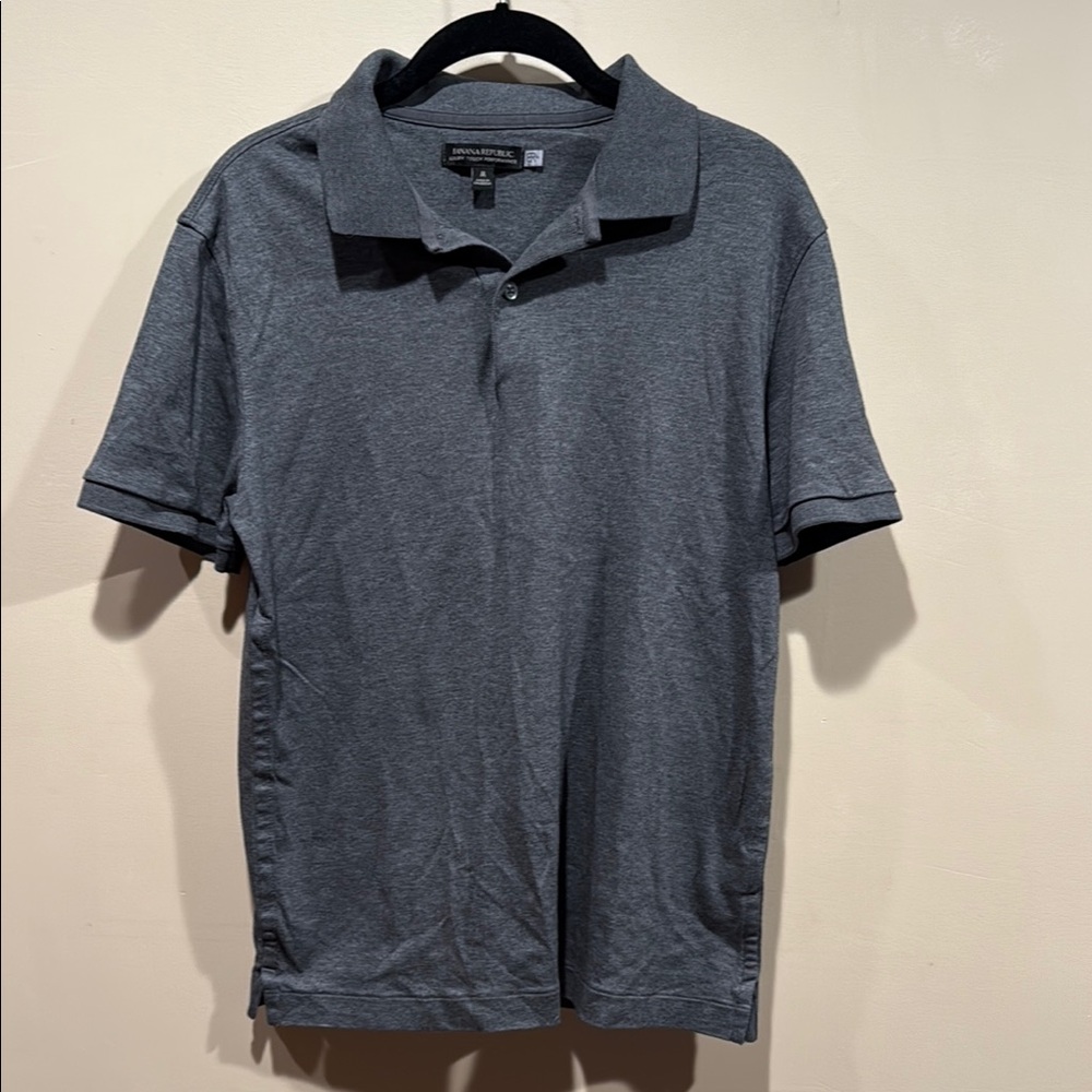 Men's Gray Polo Shirt - Banana Republic